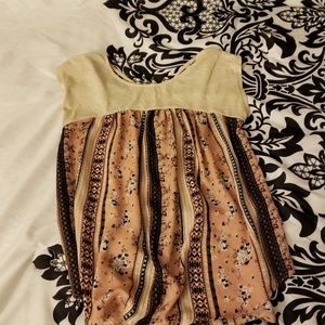 Cute flowy cut out shirt